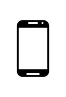 simple mobile phone icon for design vector