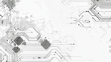 Abstract digital circuit background with intricate lines and patterns, symbolizing technology and innovation in design. video
