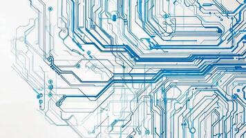 Abstract background featuring intricate blue circuit patterns, ideal for technology, innovation, and digital themes. video