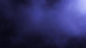 Realistic fog smoke clouds move smoothly overlay element style dark horror background. video