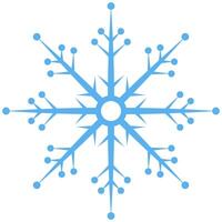 Beautiful snowflake. Snowflake isolated on white background. vector