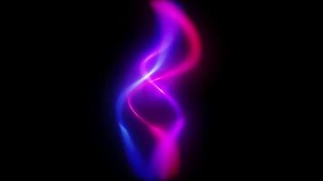 Abstract glow aura waves energy effects in dark background. video