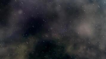 pluie, tempête, nuage, orage, bleu foudre pétillant effet Contexte. video