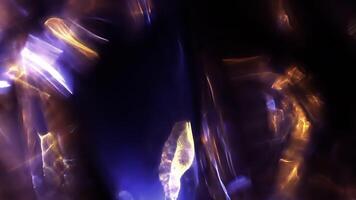 Abstract light and dark background with a blue and purple light video