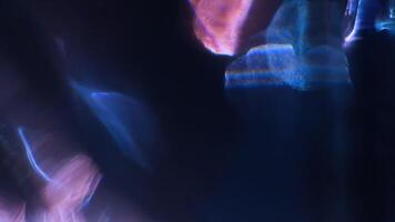 A abstract spectrum of lavender and teal flares across. video