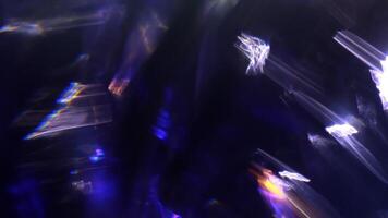 Abstract background with lights and a blue light video