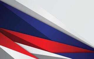 modern abstract white, blue and red background vector