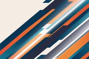Abstract shape background with light effect vector