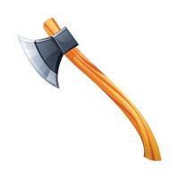 Axe illustration isolated on white background vector