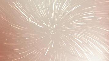 Abstract Background of White Lines and Dots Radiating from the Center on a Light Tan Background video