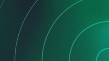 Abstract Green Gradient Background with Circular Lines video