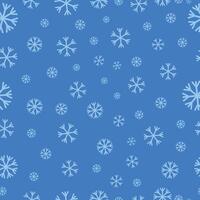 seamless snowflake pattern. Seamless pattern with white snowflake. Perfect for winter season wallpaper, wrapping paper vector