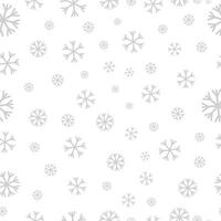 gray seamless snowflake pattern. Seamless pattern with white snowflake. Perfect for winter season wallpaper, wrapping paper vector