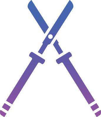 Pruners Illustration Icon