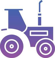 Tractor Illustration Icon vector