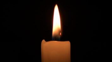 Candle lighting in the dark video