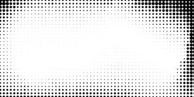 Halftone dotted texture background. Black and white circle grid background. Halfton dotted pop art texture vector