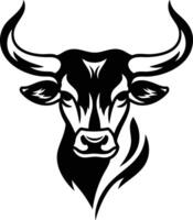 The Bull's Intense Gaze Captures Your Attention. vector