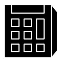 Calculator for math Icon vector