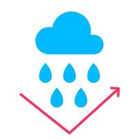Waterproof And resistant Icon vector