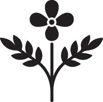 Beautiful Motif Flower Silhouette Collection vector
