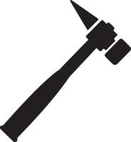 High-Resolution Hammer Silhouettes vector