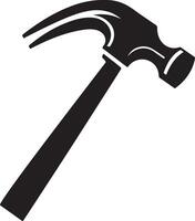 Stunning Hammer Silhouette Art for Personalized Branding vector