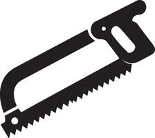 Inspiring Hacksaw Design for Carpentry Tool Silhouettes vector