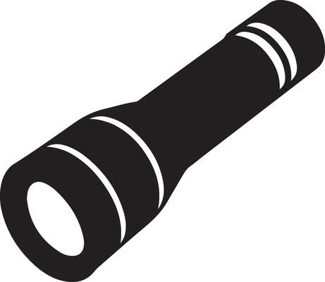 Professional Flashlight Silhouette Files for Download
