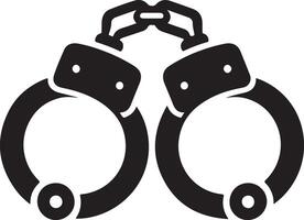 Hand Cuffs Money Bag Image for Graphic Projects vector