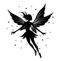 Graceful Winged Princess - Fairy Tale Magic in the Air vector