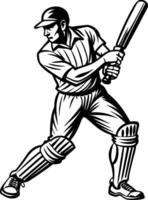 Master of the Crease, Batsman in Action vector