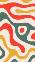 Christmas 1920x1080 Background with Abstract Wavy Shapes vector