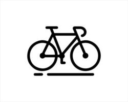 Bicycle icon illustration isolated on white background vector
