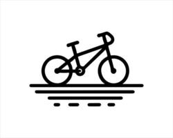 Bicycle icon illustration isolated on white background vector