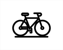 Bicycle icon isolated on white background vector