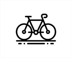 Bicycle icon illustration isolated on white background vector