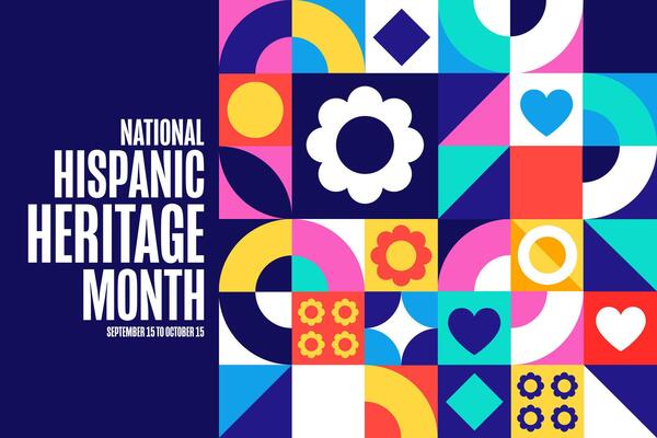 National Hispanic Heritage Month. September 15 to October 15. Holiday concept. Template for background, banner, card, poster with text inscription.