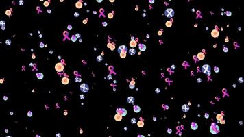Colorful Abstract Animation with Ribbons, Playful Shapes in Dynamic Motion video