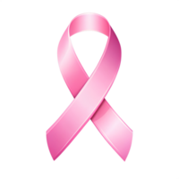 illustration style of a Ribbon icon, pink with visible folds and tied in a bow isolated on a transparent background png