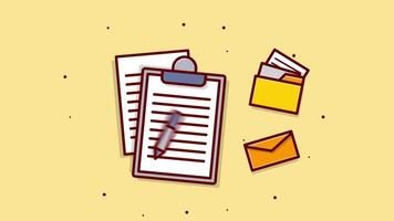 Clipboard, envelope, envelope, envelope, envelope, envelope, envelope, envelope, envelope, video