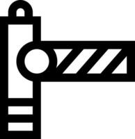 A black and white icon of a hammer vector