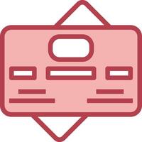 A credit card icon on a white background vector