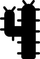 A cactus icon on a white background vector