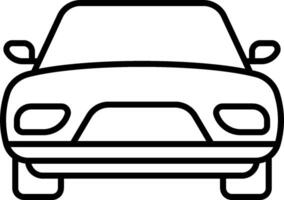 Car icon on white background vector