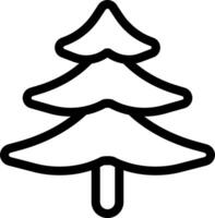 Christmas tree outline coloring pages vector