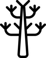 A tree with branches and leaves vector