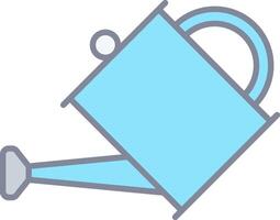 A watering can icon on a white background vector