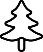 Christmas tree outline coloring pages vector