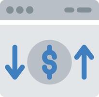 A dollar sign and arrows pointing up vector